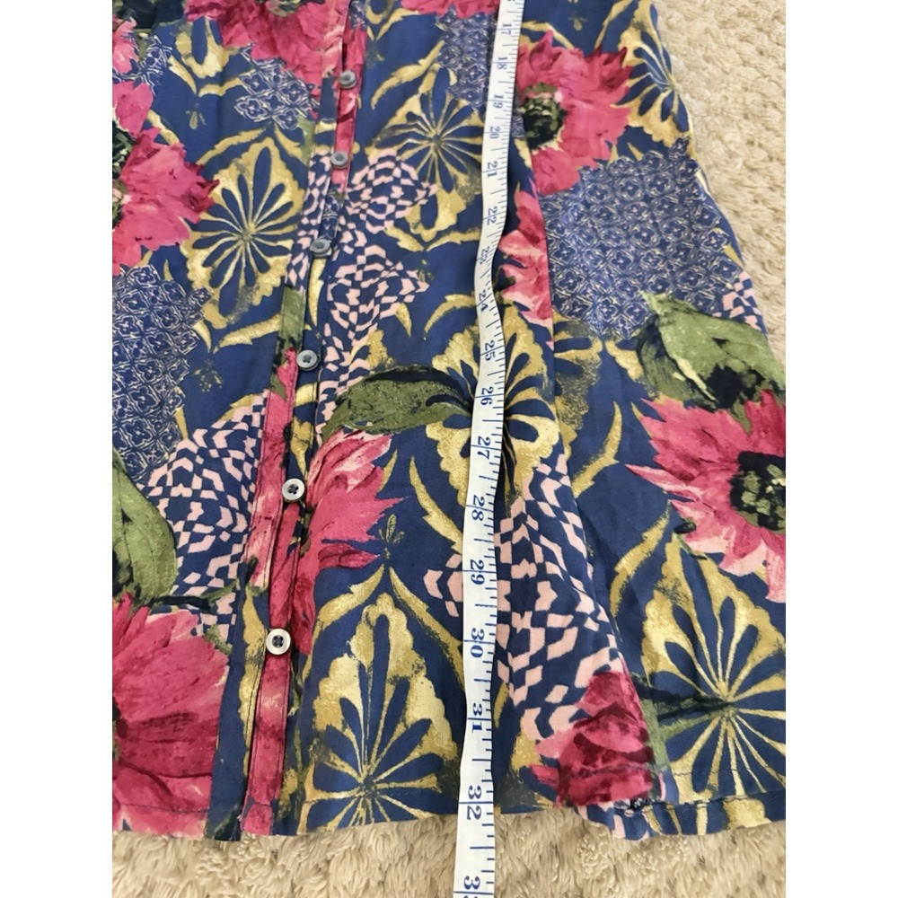 Abercrombie & Fitch Floral Mini Babydoll Cottage Core Boho Resort Y2K  M - Picture 11 of 13